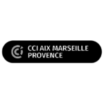 CCI Marseille Provence logo noir et blanc nb