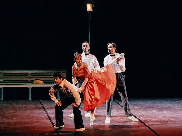 le temps d'une chanson ballet Marseille groupe danseurs compagnie de danse néoclassique acontretemps répertoire