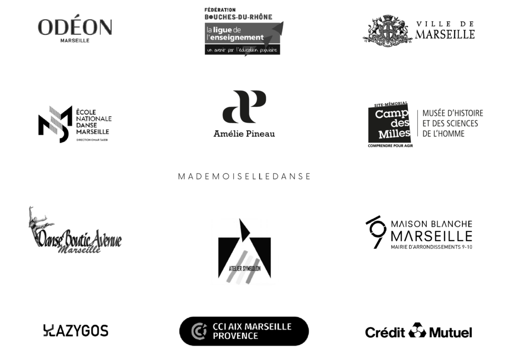 Nous soutenir logos des sponsors de la Cie de danse néoclassique Acontretemps
