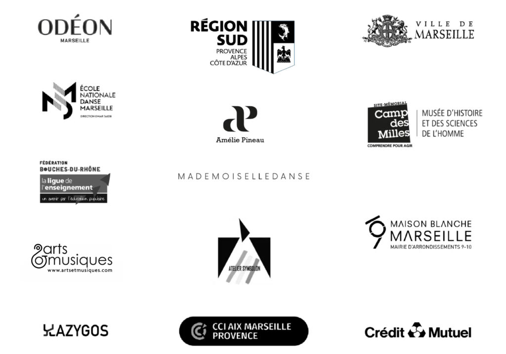 Nous soutenir logos des sponsors de la Cie de danse néoclassique Acontretemps